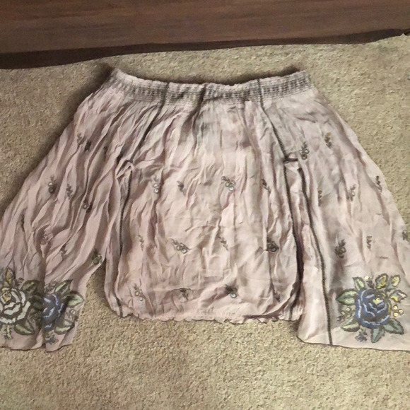 Free People off the shoulder blouse - Picture 4 of 4